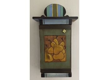 Hand Painted Hanging Cabinet!