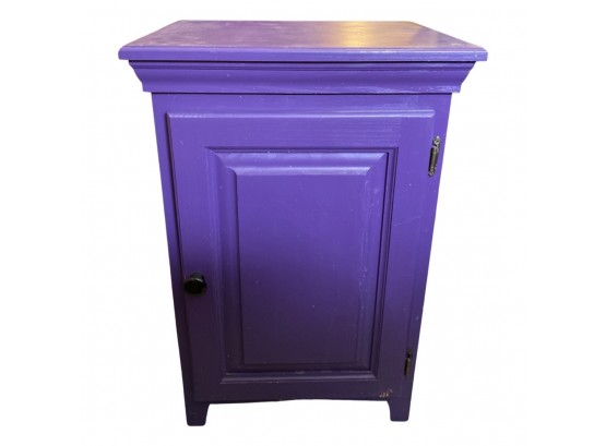 Darling Purple Cabinet Side Table