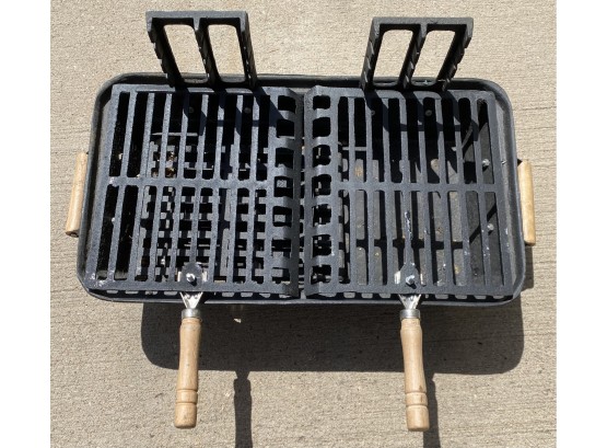 Cast Iron Camping Hibachi With Attachments