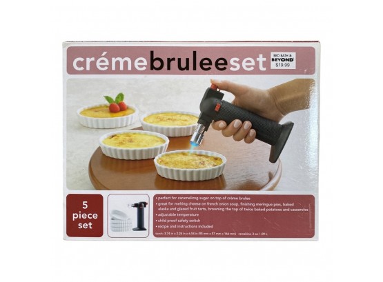 Crme Brulee Set In Original Box. Purchased From Bed Bath & Beyond