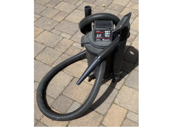SEARS Craftsman 6 Gallon Wet Dry Vac With Attachments