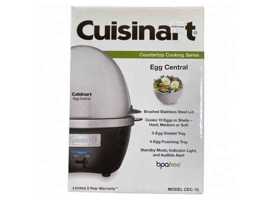 Cuisinart Egg Central Countertop Cooker, Used