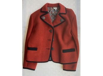 Authentic Austrian Wool Coat With Cotton Liner