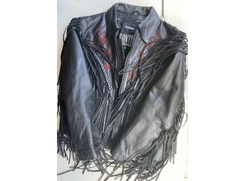 Frontier Leathers Leather Jacket, Size 10