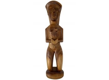 Tall 24 In. Hand Carved Statue Made In Fiji