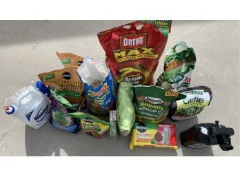 Lot Of Garden And Lawn Care Fertilizers Weed & Insect Killer
