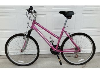 Pink Diamondback Mountain Bike With Zoom 381 Shocks, Womens Medium