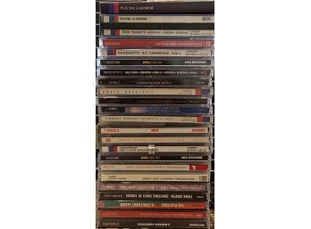 Collection Of CDs: Frank Sinatra, Nat King Cole, Puccini, Pavarotti And More