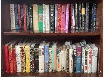 LOTS OF BOOKS! Nora Roberts, Mary Higgins Clark, Len Deighton, And More!