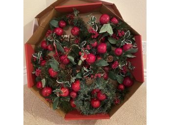 Large Wreath Christmas Decoration, 27 Inch Diameter
