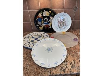 Lovely Variety Of Serving Plates With Floral And Character Designs