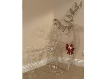 Two Reindeer Christmas Decorations