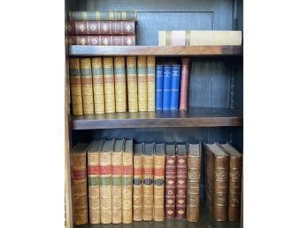 Large Collection Of Hard Cover Books: Oeuvres De M Cottin, History Of Scotland, The Constitutional History Of