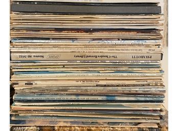 Collection Of Vinyl Records: Pavarotti, Ray Conniff, Philips, Rachmaninov And More