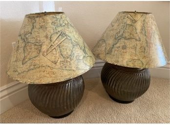 Matching  Lamps, 2 Feet High