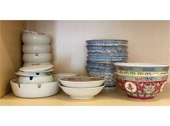 Asian Inspired Kitchen Accessories Including Beautiful Bowls