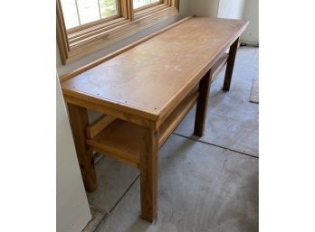 Hand Made  Workbench/garage Table, 98 X 36 X 28