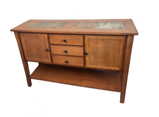 Gorgeous Solid Wood  Sideboard/Buffet With Large Shelf