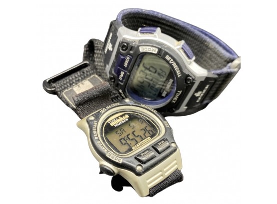 (2) Timex Activewear Watches: Ironman Triathlon Shock
