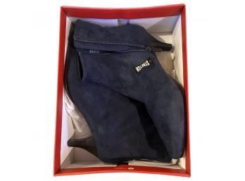 Brand New Navy Blue Half Boots By Impo Stretch, Size 9.5