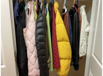 Closet Full Of Womens Winter Coats! Ralph Lauren, Nautica, Chaps And More. Size XL-XXL