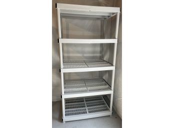 HDX 36 X 72 5-Tiered Ventilated Plastic Storage Shelving Unit (#1)