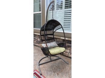 Outdoor Wicker Hanging Basket Egg Chair