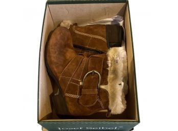 Brand New Josef Seibel Suede Half Boots, Womens Size 40