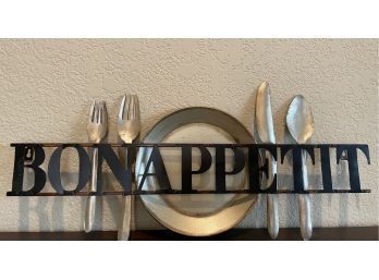 Bon Appetit Metal Hanging Sign