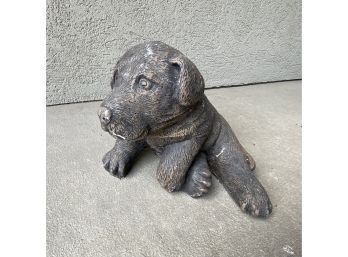 Little Brown Puppy Yard Decoration