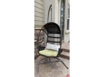 Hanging Outdoor Basket Egg Chair- Wicker