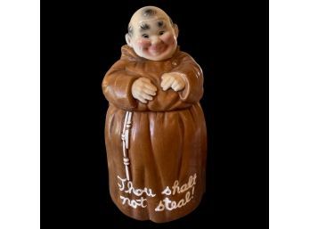 1950s Friar Tuck Monk Cookie Jar, Stands 12 Inches