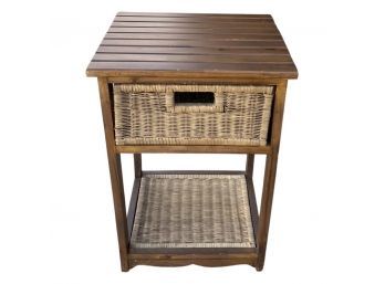 Side Table With Single Top Drawer