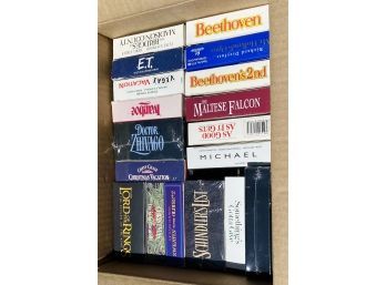 Collection Of Vintage VCR Tapes: E.T, Beethoven, Lord Of The Rings, And More!