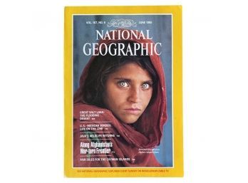 Infamous June 1985 National Geographic Vol. 167, No. 6 Afghan Woman