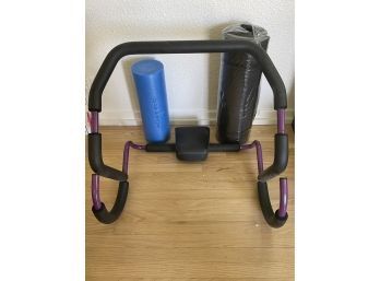 Exercise Lovers! Ab Cruncher, Foam Roller And Brand New Yoga Mat