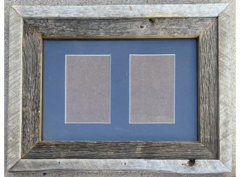 18 X 14 Rustic Frame With Two 4 X 6 Photo Slots