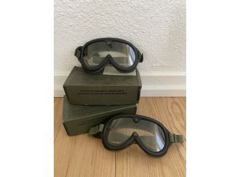 GOGGLES For Sun, Wind And Dust! Two Pairs!