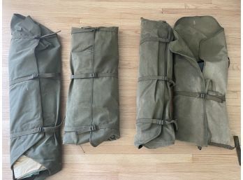 Military Camp Tent. Includes Tarpe, Base, Frame And Cover