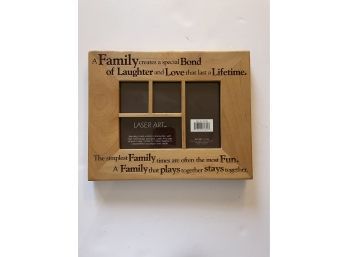 Family Creates A Special Bond 4 Small Photo Picture Frame