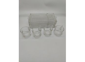 Glass Lunch Set