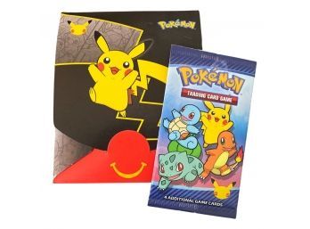 2021 Pokmon Pack Of 4 Cards And Sticker Sheet From McDonalds