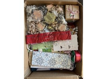 Variety Box! Various Christmas Bags, Bows And Boxes
