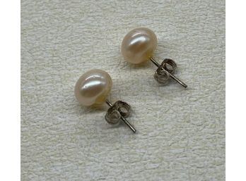Fresh Water Pearl Pierced Earrings