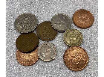 COINS: Pence, Schilling, And More Coins (9 Count)