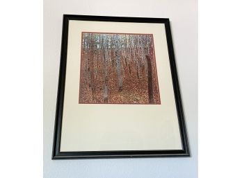 Gustav Klimt Beech: Forest Of Beeches I Old Master Painting Framed Art Print