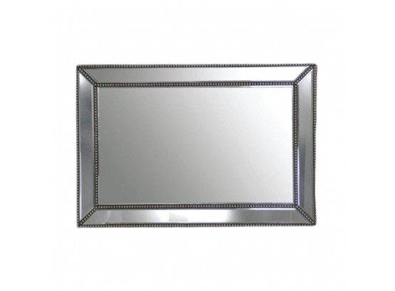 Beautiful Extra Large Wall Mirror With Silver Studded Border
