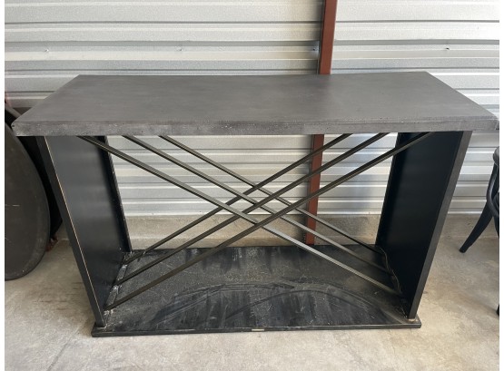 Lovely Outdoor Bar Table By FrontGate With Protective Cover