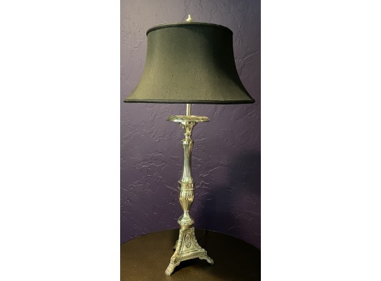 (2) Table Lamps With Black Shades