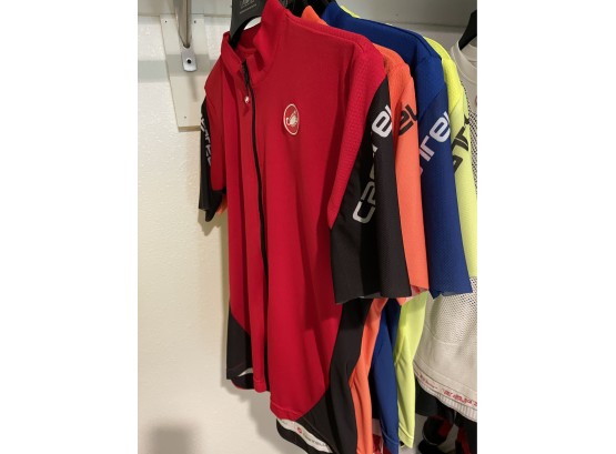 Mens Castelli Bicycle Shirts In Various Colors. Size XL